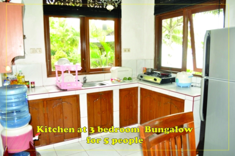 Kitchen at 3 bedroom bungalow for 5 People